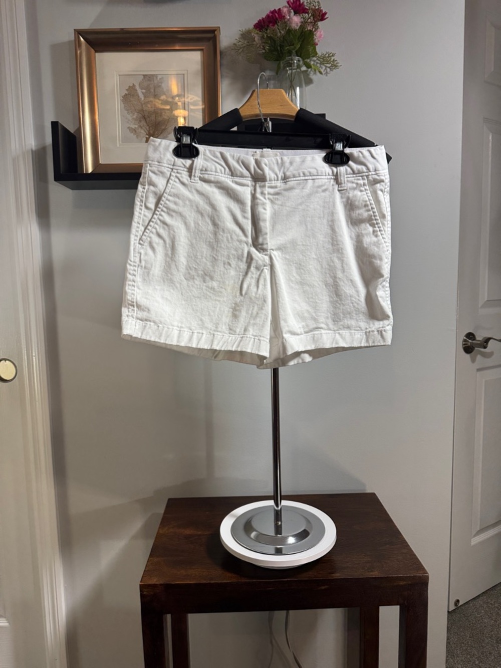 Caslon White Jean Shorts